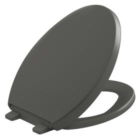 UPC 885612146755 product image for KOHLER Grip-Tight Reveal Q5 Thunder Grey Plastic Elongated Slow Close Feature To | upcitemdb.com