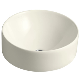 UPC 885612155061 product image for KOHLER Vox Biscuit Vessel Round Bathroom Sink with Overflow | upcitemdb.com