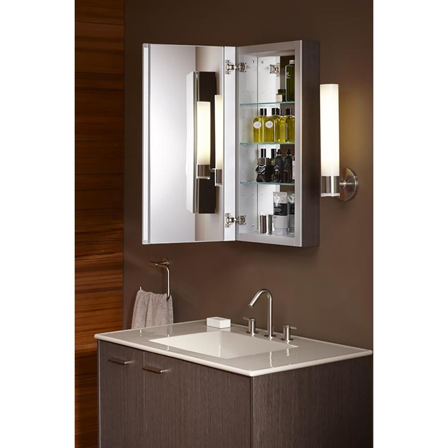 Kohler Verdera 15 In X 30 In Rectangle Surface Recessed Mirrored Medicine Cabinet In The Medicine Cabinets Department At Lowes Com