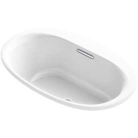 UPC 885612410344 product image for KOHLER Underscore White Acrylic Oval Drop-In Bathtub with Center Drain (Common:  | upcitemdb.com