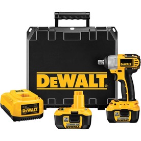 DEWALT 18-Volt 1/2-in Square with Detent Pin Retention Drive Cordless Impact Wrench DC822KL