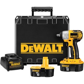 DEWALT 18-Volt 3/8-in Square with Hog Ring Retention Drive Cordless Impact Wrench DC823KA