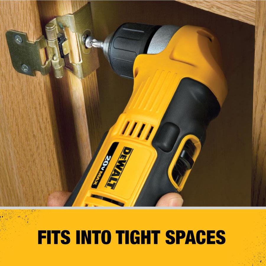 dewalt 20 volt right angle drill