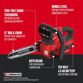 craftsman cordless chainsaw