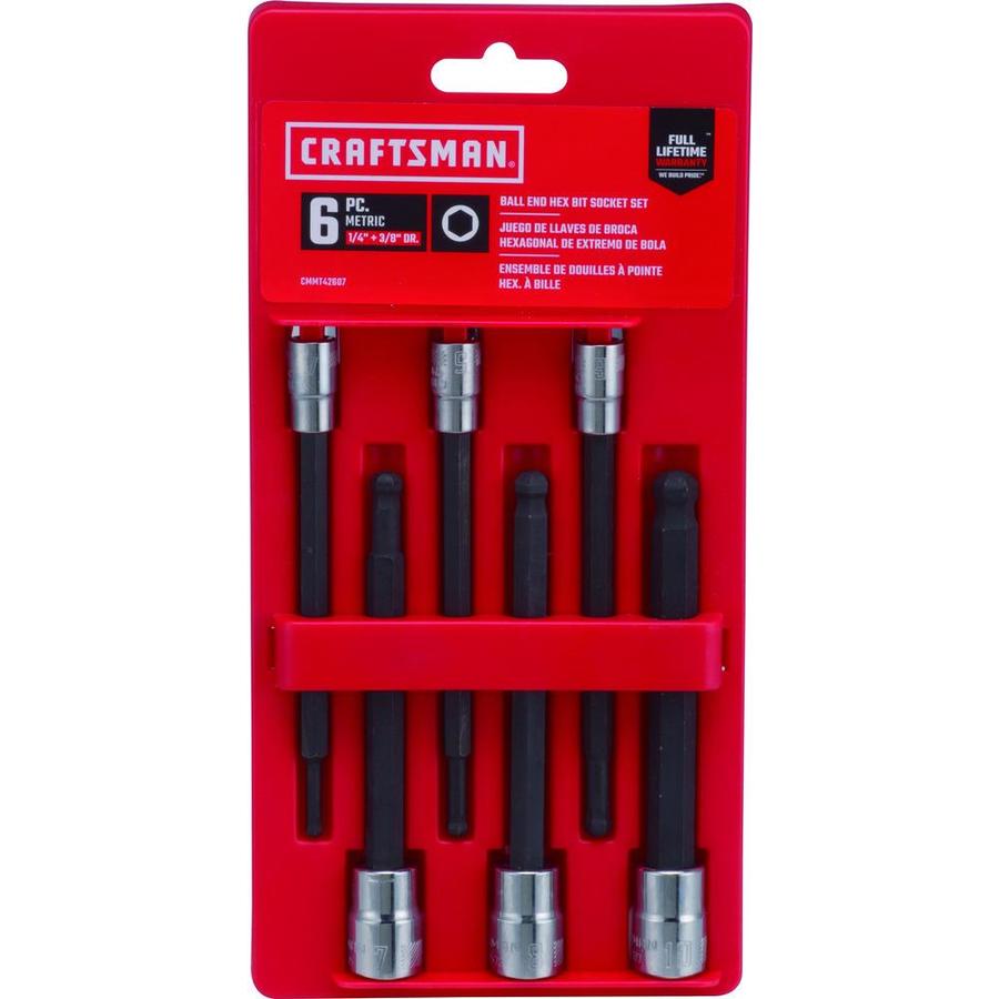 craftsman metric hex socket set