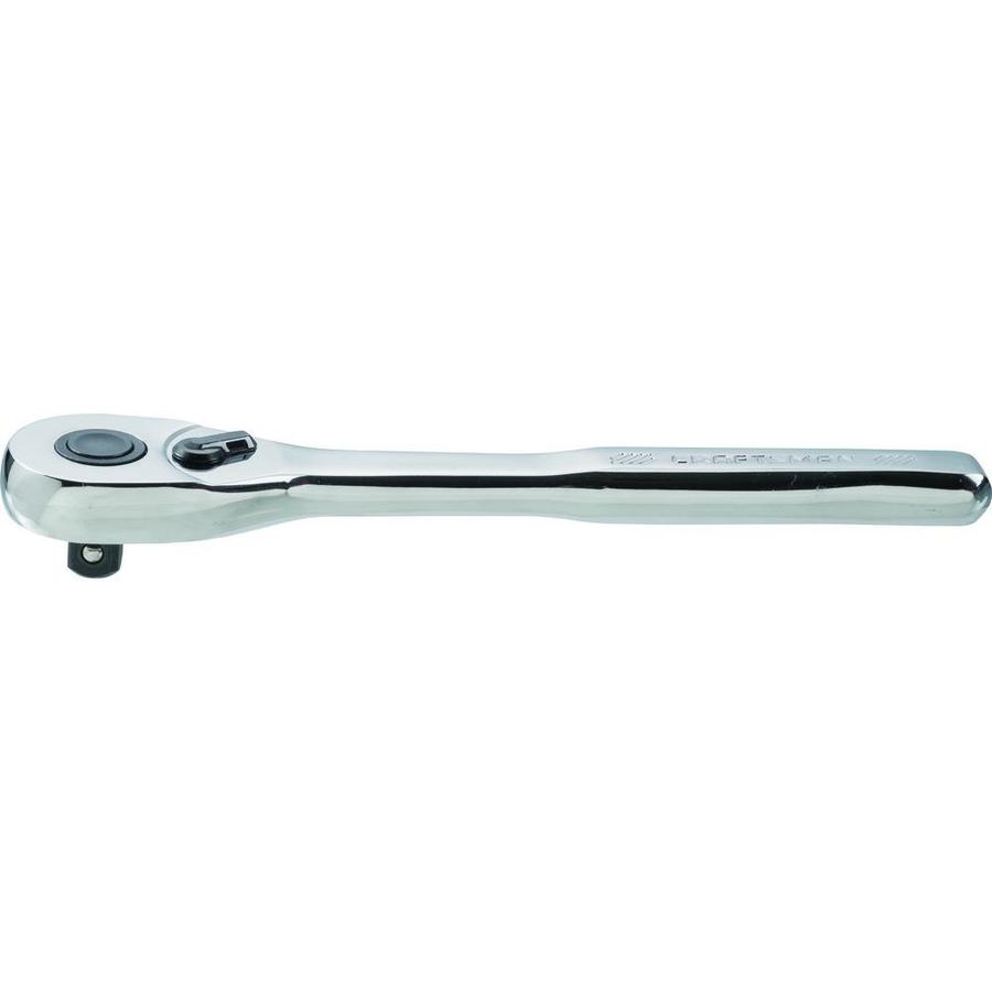 72 Tooth Oval Head 1//2 Drive Ratchet Handle Reversible Ratcheting Feature w//Soft Grip Handle