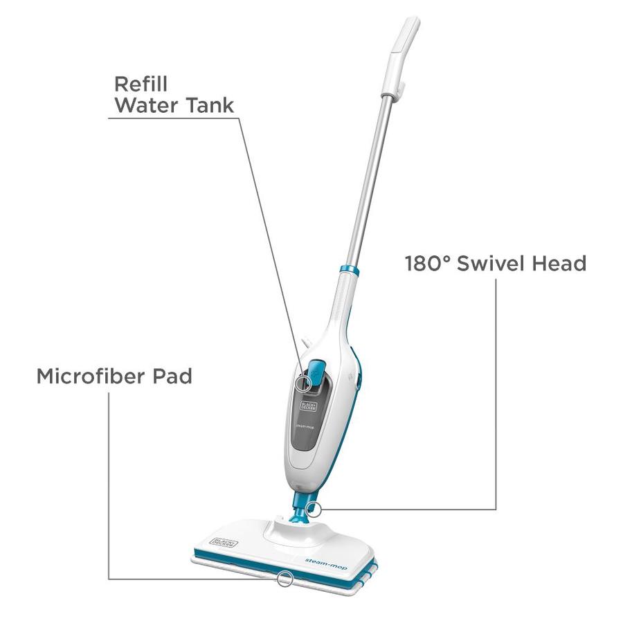 FSM1610 FSM1630 FSMH162-6pcs FSM1600 FSM1500 FSMH1321JMD FSM1620 FSM1621 KOOLEAN Lavabili in Microfibra per Black /& Decker Steam Mop FSMP20