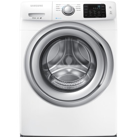 Samsung 4.2-cu ft High-Efficiency Stackable Front-Load Washer with Steam Cycle (White) ENERGY STAR