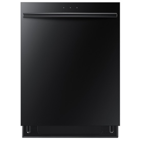 Samsung 24-in 48-Decibel Built-In Dishwasher with Hard Food Disposer and Stainless Steel Tub (Black) ENERGY STAR