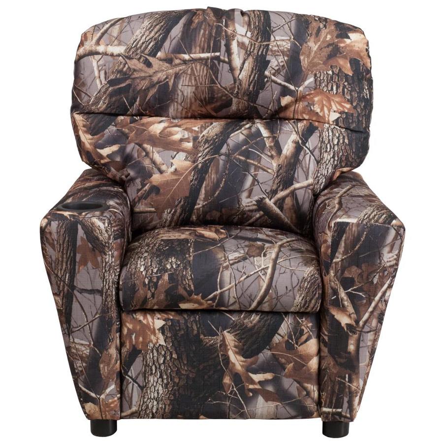 childs camo recliner with cup holder