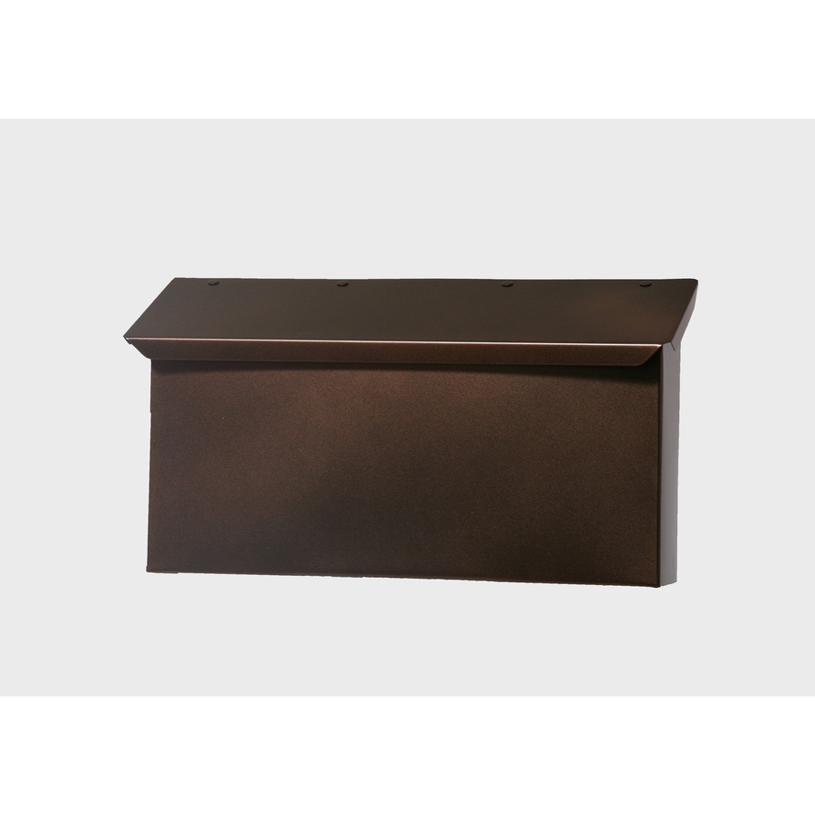 Shop Postal Pro 17 In X 9 25 In Metal Antique Bronze Wall Mount Mailbox At