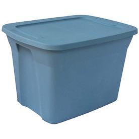 J. Terence Thompson Plastic 18 Gal. Tote Slate Blue