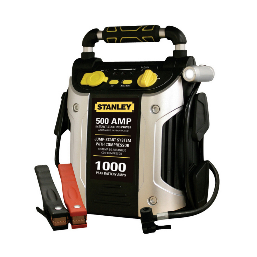 Shop Stanley 500-Amp Car Battery Jump Starter at Lowes.com