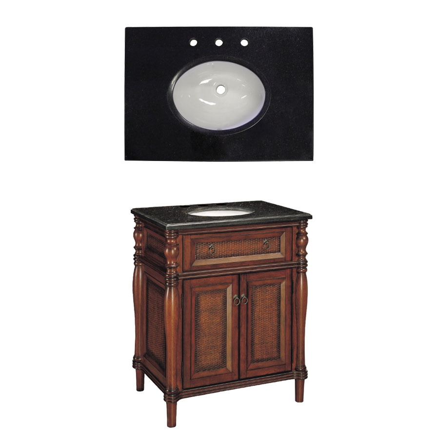  Undermount Single Sink Bathroom Vanity with Granite Top at Lowes.com