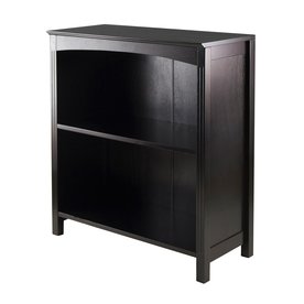 Shop Winsome Wood Terrace Espresso 30-in 2-Shelf Bookcase at Lowes.com
