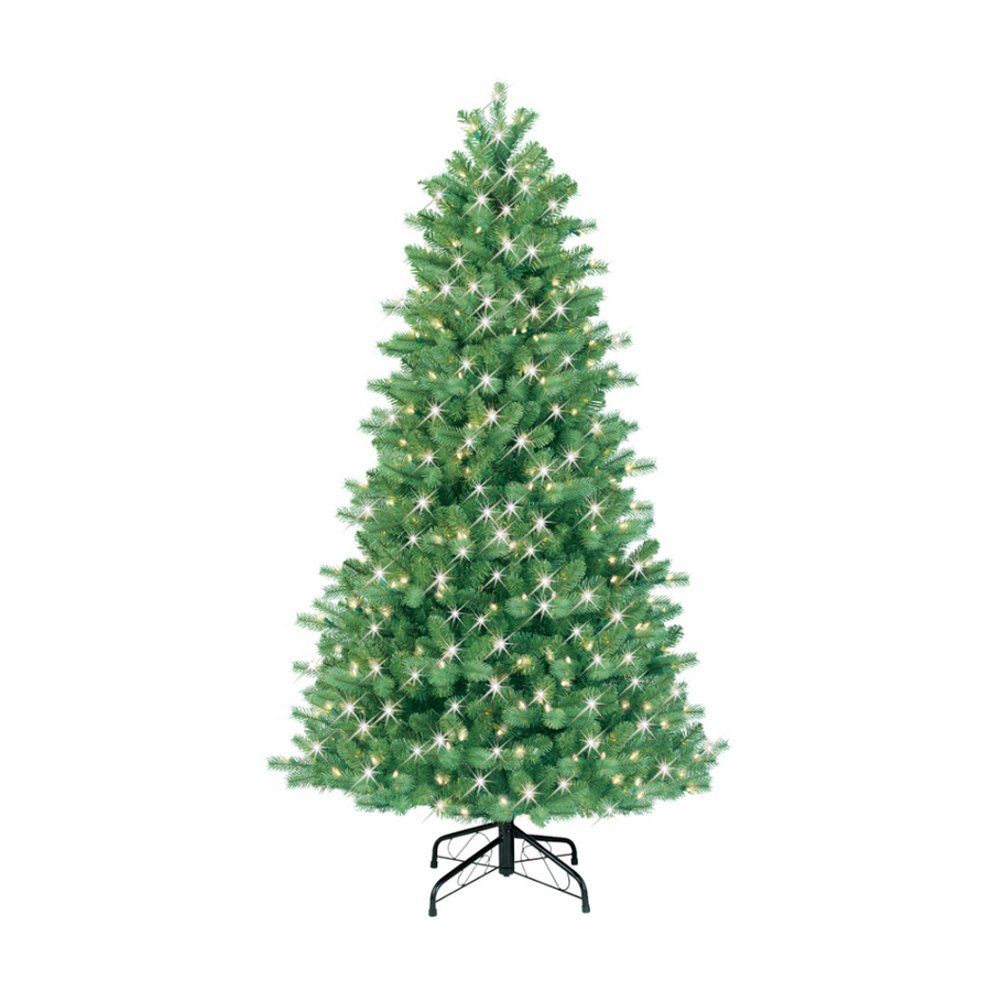 Warm: GE 6.5' Prelit Christmas Tree $98 (Was $198) at Lowes