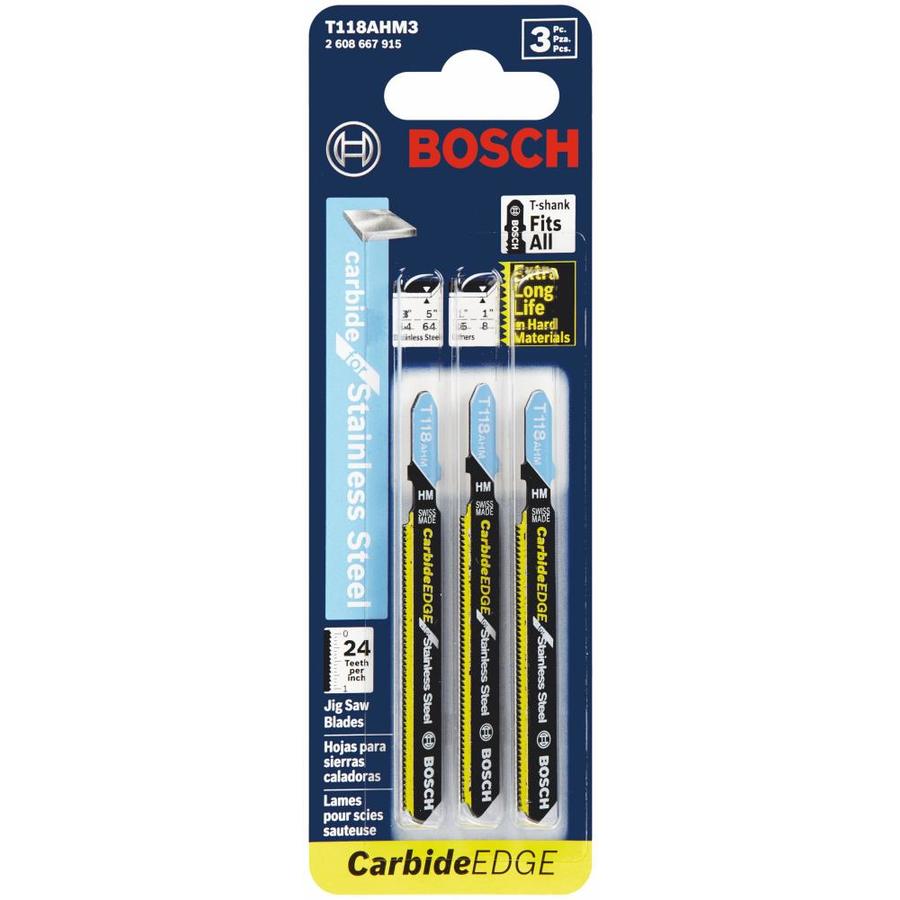 Bosch 3 Pack Carbide Jigsaw Blades