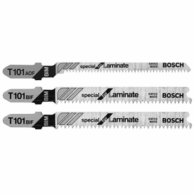 Bosch 3 Pack 1 4 In T Shank Bi Metal Jigsaw Blade Set The Blades Department At Lowes T Shank Bi Metal Jigsaw Blade Set