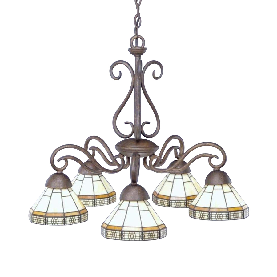 Brooster 5 Light Bronze Chandelier