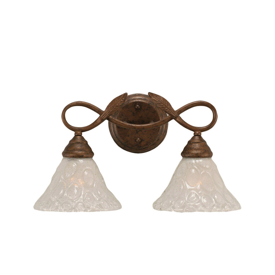 2 Light Brooster Bronze Bathroom Vanity Light