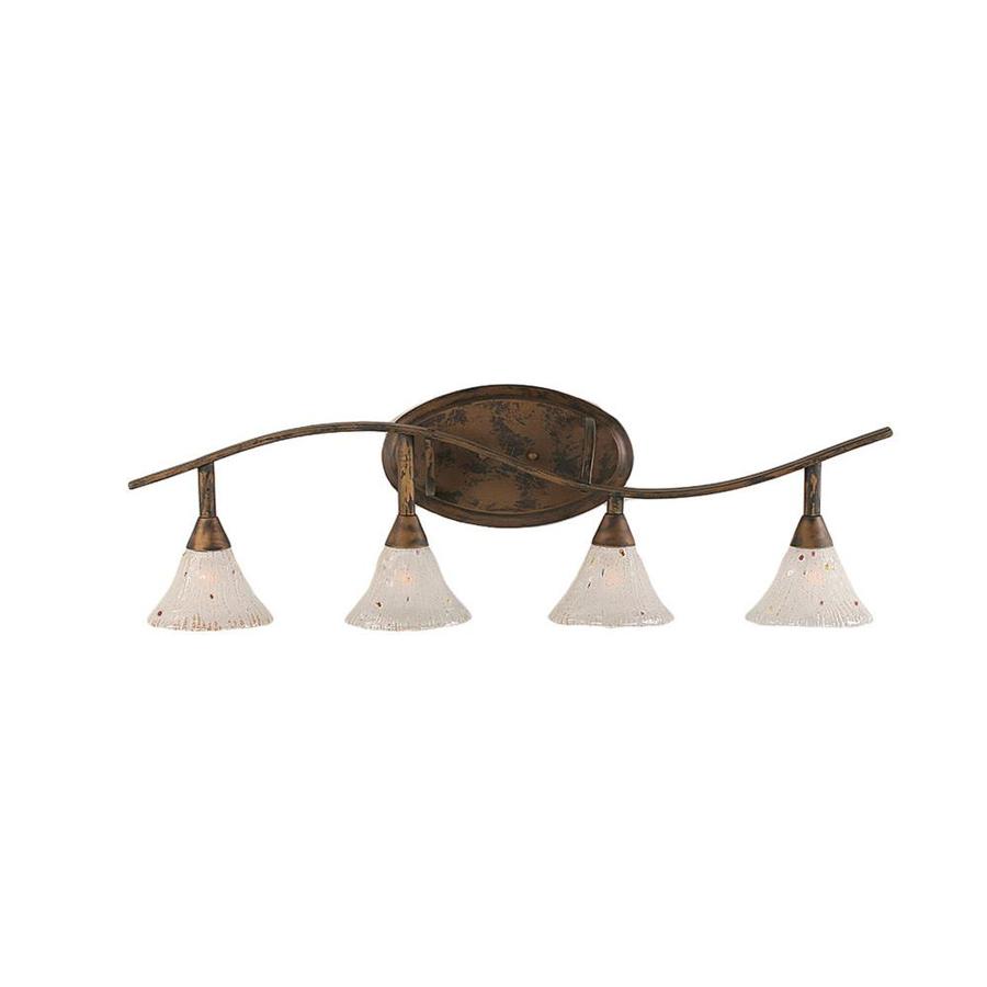 4 Light Brooster Bronze Bathroom Vanity Light