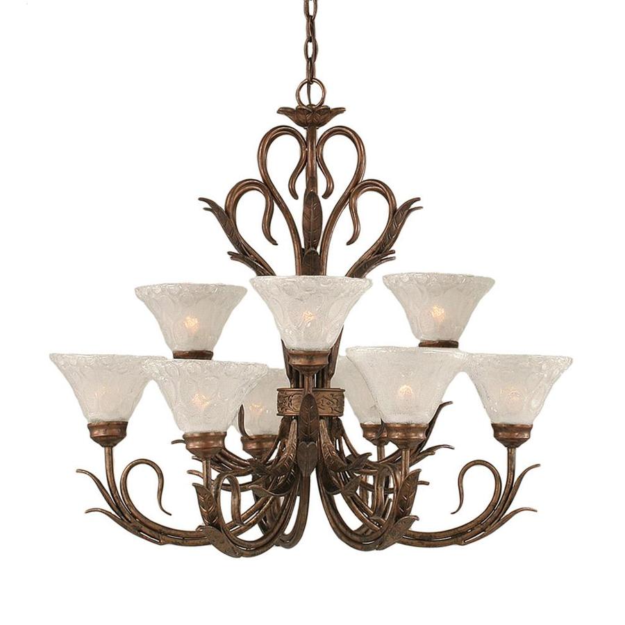 Brooster 9 Light Bronze Chandelier