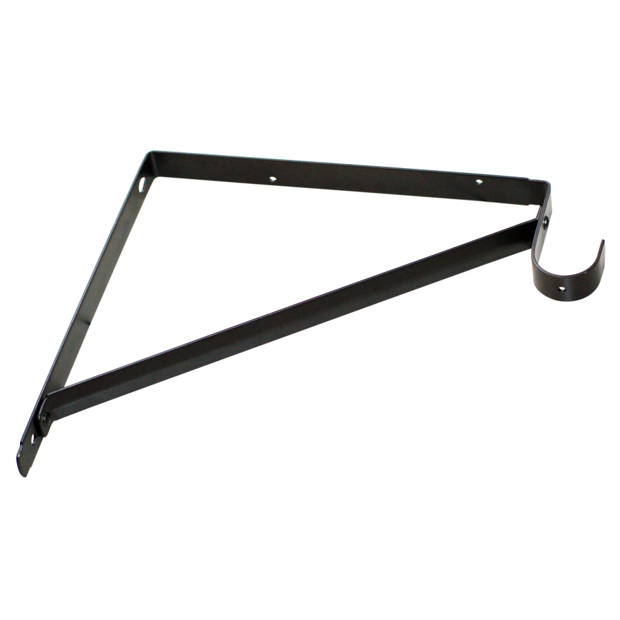 Style Selections Steel 10.71 in x 1 in Bronze Shelf Bracket