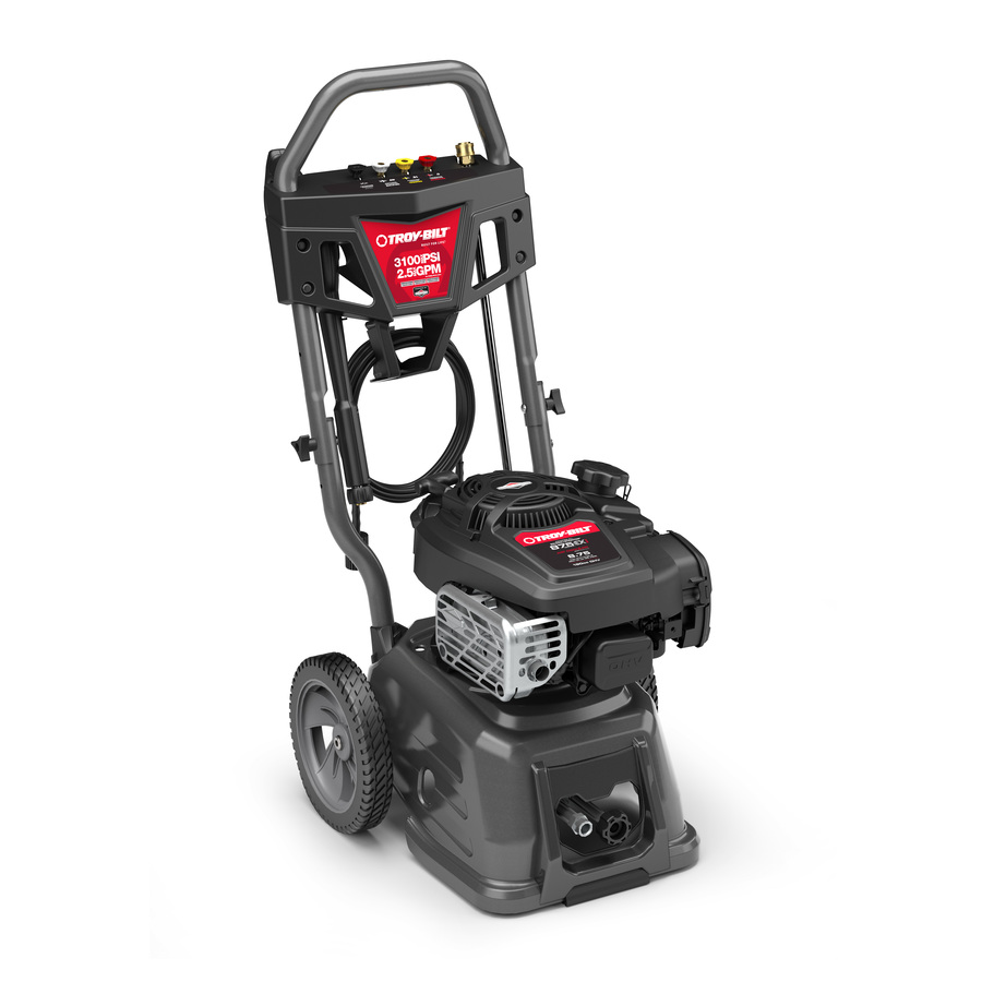 Troy Bilt 3100 Psi 2 5 Gpm Cold Water Gas Pressure Washer With Briggs Stratton Engine Carb In The Gas Pressure Washers Department At Lowes Com