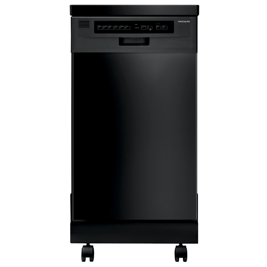 Frigidaire 17.58 in 58 Decibel Portable Dishwasher with Stainless Steel Tub (Black) ENERGY STAR