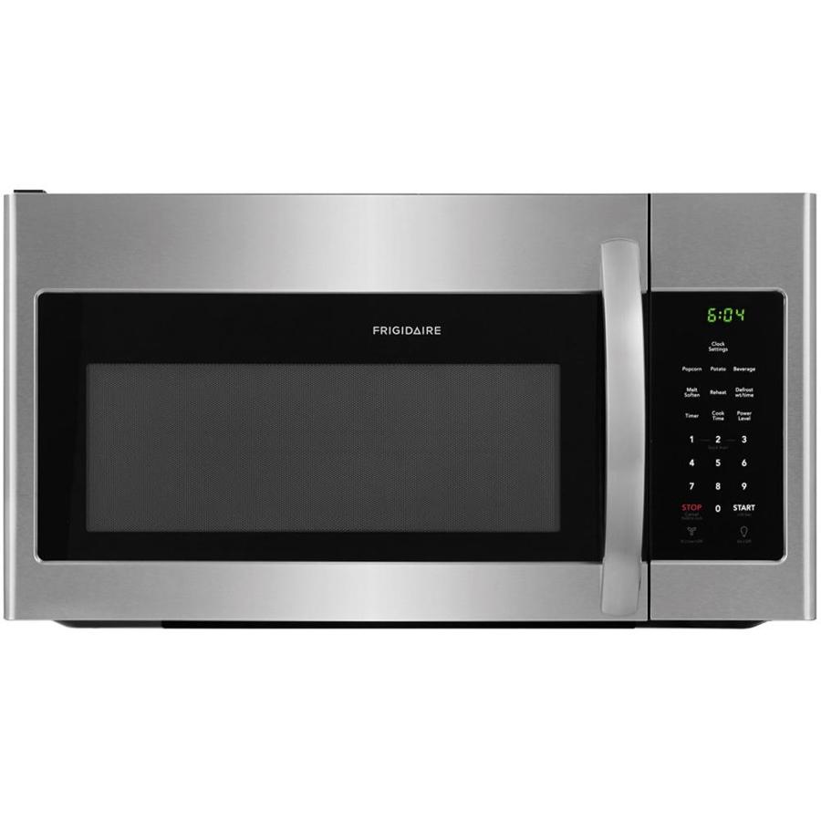 Frigidaire 1 6 Cu Ft Over The Range Microwave Easycare Stainless Frigidaire 1 6 Cu Ft Over The Range Microwave Easycare Stainless Steel