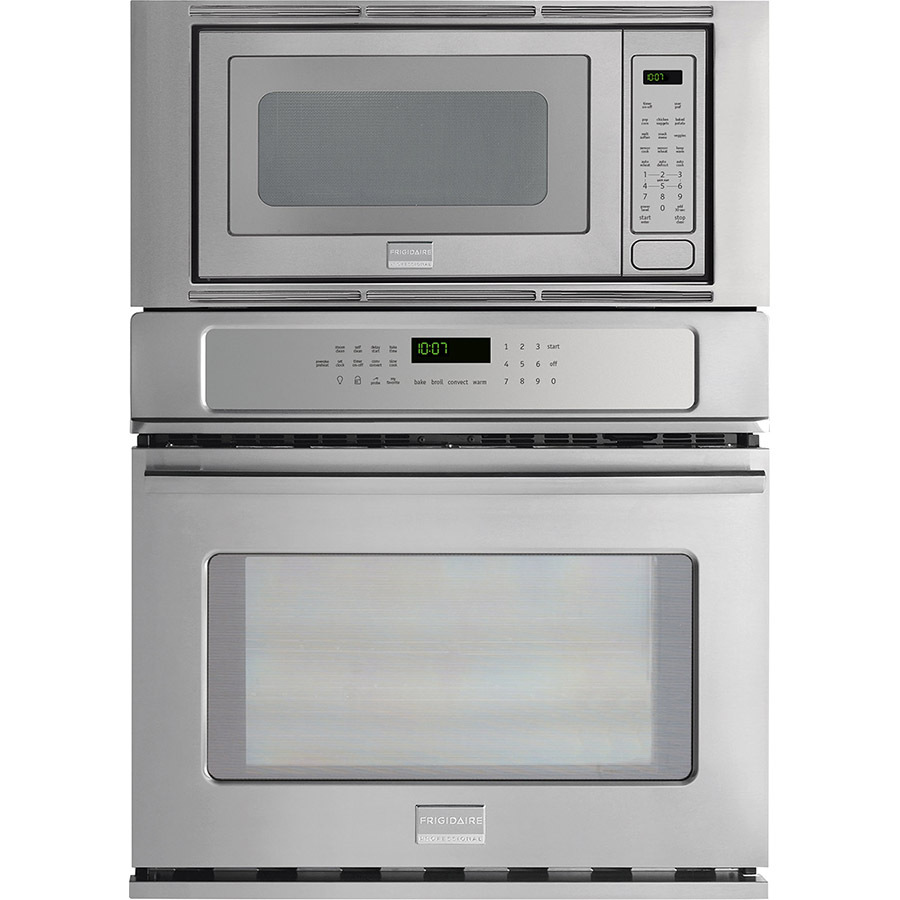 Frigidaire Gallery Self Cleaning with Steam Microwave Wall Oven Combo (Stainless Steel) (Common 27 in; Actual 27 in)