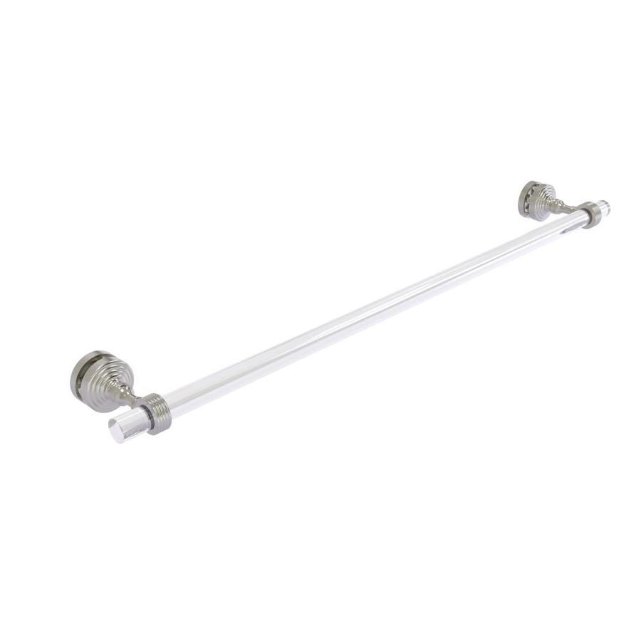 Allied Brass Pacific Grove 30-in Satin Nickel Wall Mount Single Towel Bar | PG-41G-SM-30-SN