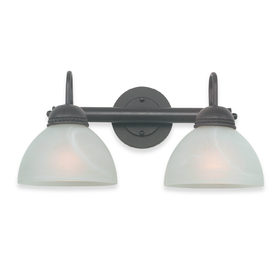 Royce Lighting 2 Light Bronze Bathroom Vanity Light