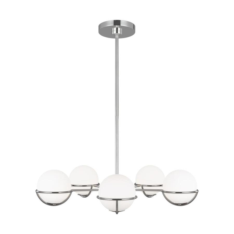 Mid Century Modern Brass Apollo Black Chandelier with 5 Mid Century Modern Brass Apollo Black Chandelier with 5