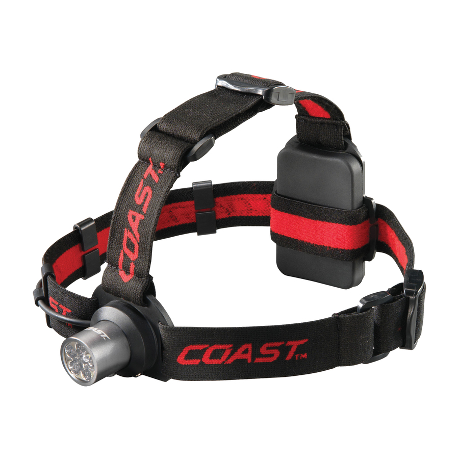 Coast 175 Lumen LED Headlamp Battery Flashlight