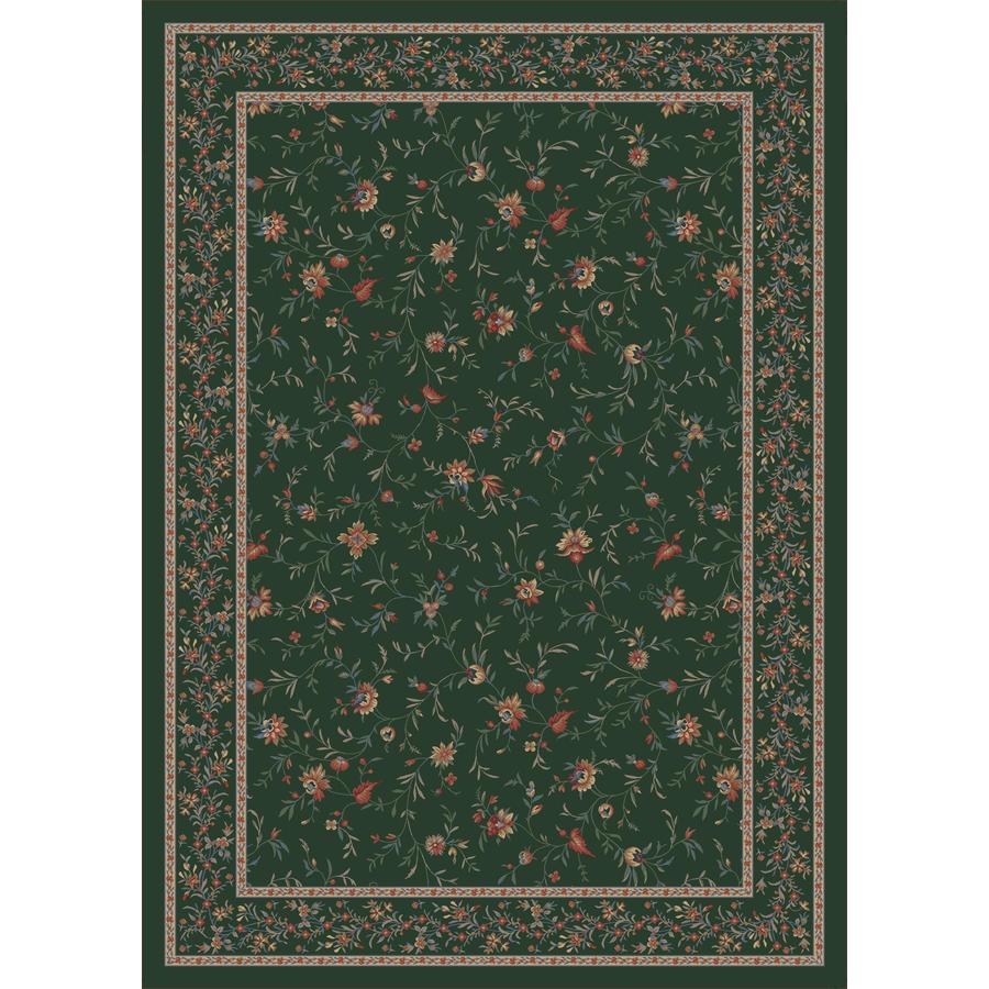 Milliken Hampshire Rectangular Green Transitional Tufted Area Rug (Common 8 ft x 11 ft; Actual 7.66 ft x 10.75 ft)