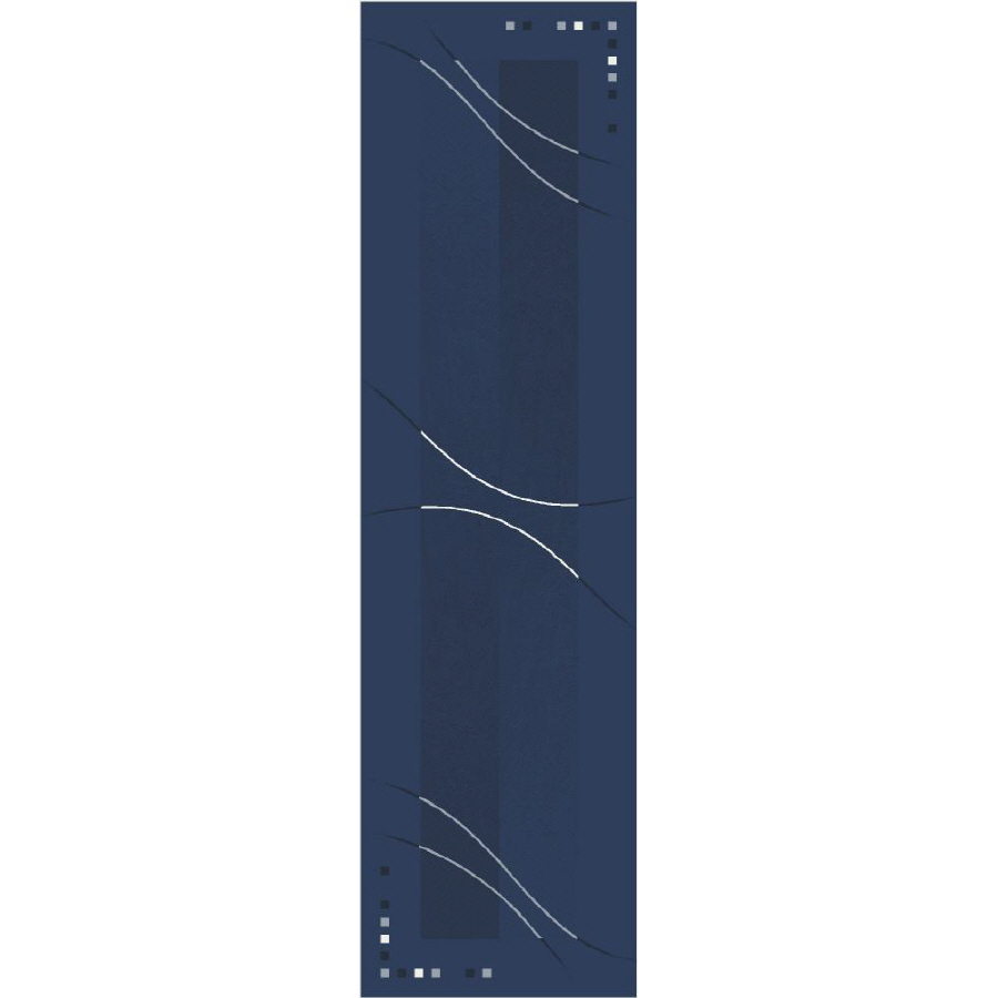 Milliken 2 ft 1 in x 7 ft 8 in Blue Runner