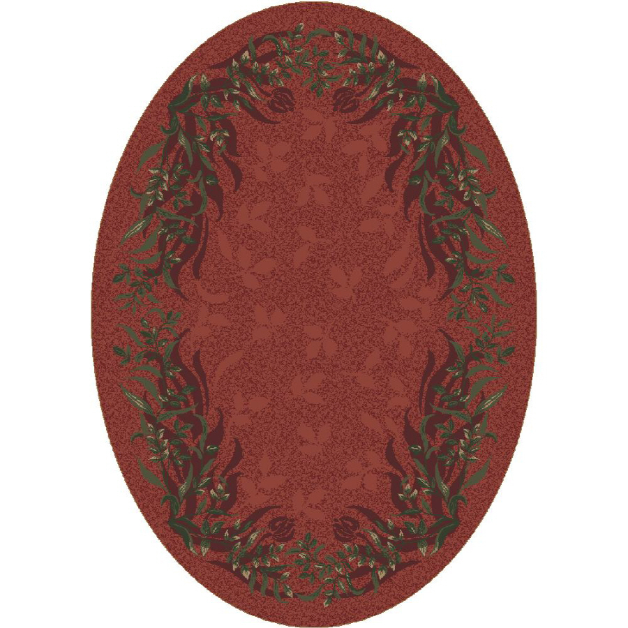 Milliken Baskerville Multicolor Oval Indoor Tufted Area Rug (Common 4 x 6; Actual 46 in W x 64 in L)