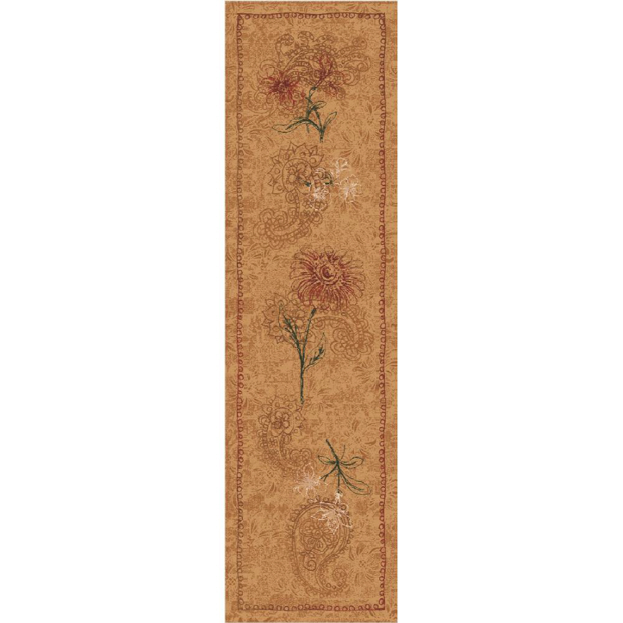 Milliken Cream Tufted Runner (Common 2 ft x 8 ft; Actual 2.083 ft x 7.666 ft)