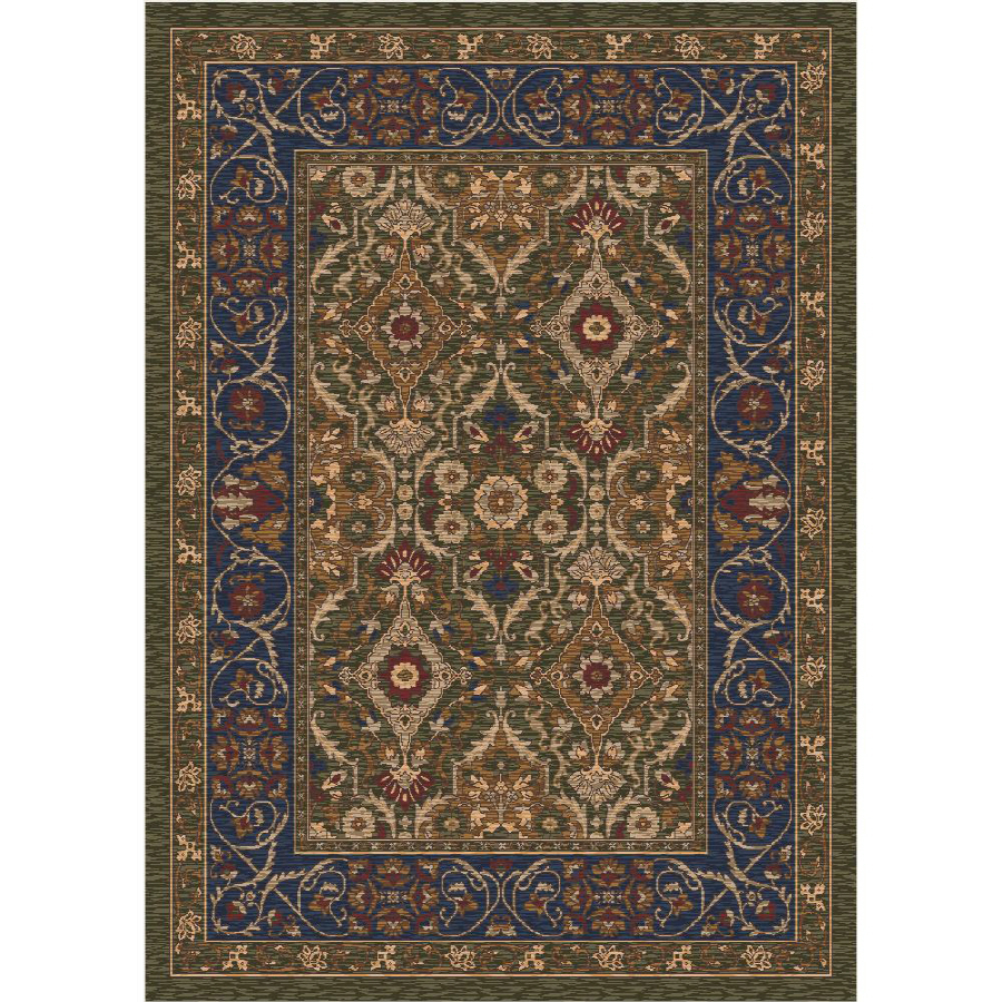 Milliken Sandakan 46 in x 5 ft 4 in Rectangular Green Transitional Area Rug