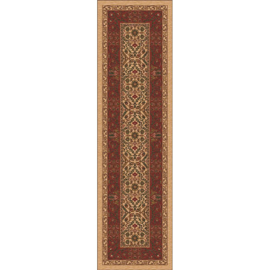 Milliken Red Tufted Runner (Common 2 ft x 8 ft; Actual 2.083 ft x 7.666 ft)