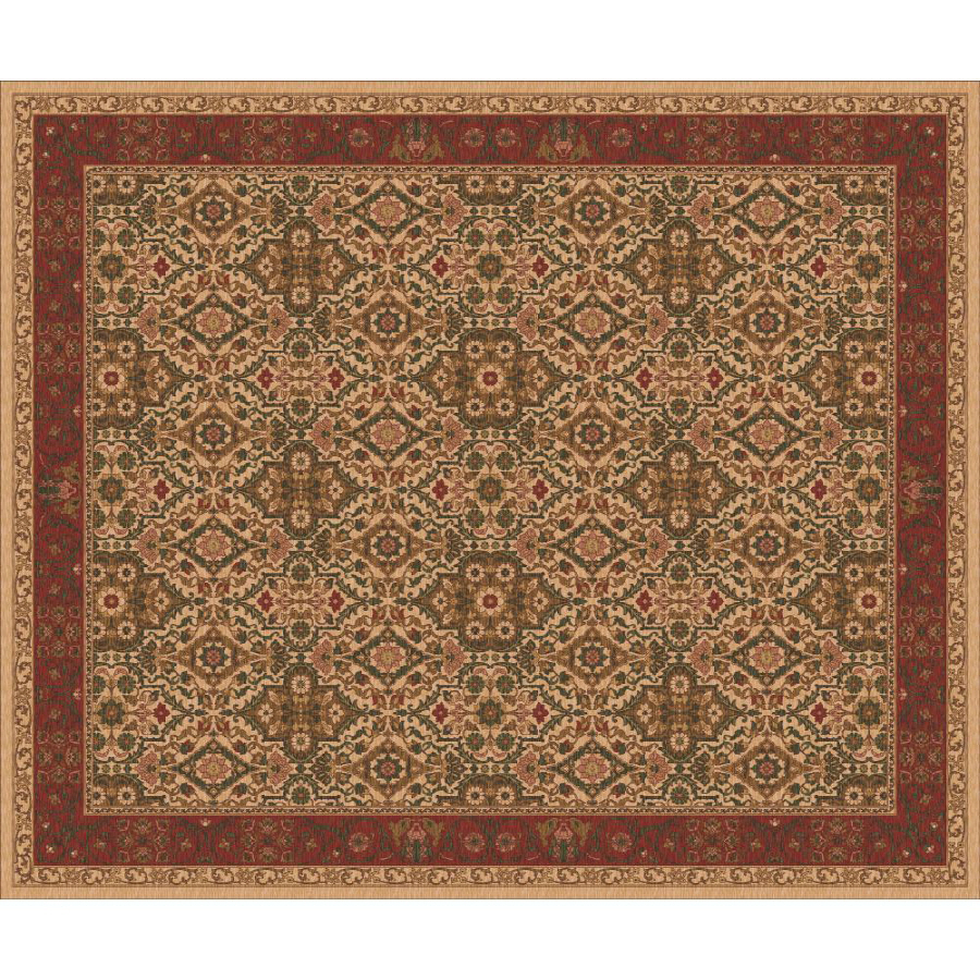 Milliken Sandakan 10 ft 9 in x 13 ft 2 in Rectangular Brown/Tan Transitional Area Rug