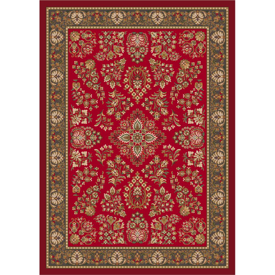 Milliken Halkara 7 ft 8 in x 10 ft 9 in Rectangular Red/Pink Transitional Area Rug