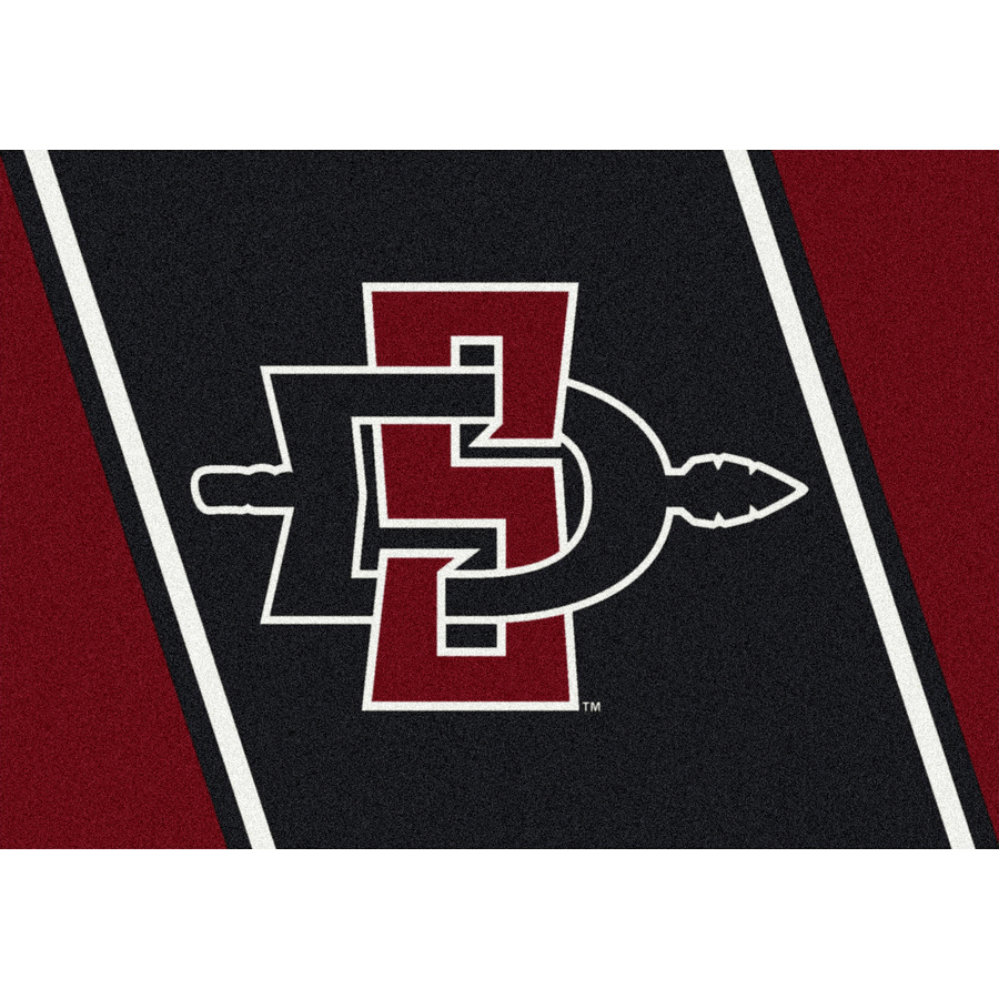 Milliken 2 ft 8 in x 3 ft 10 in Rectangular NCAA San Diego State Aztecs Accent Rug