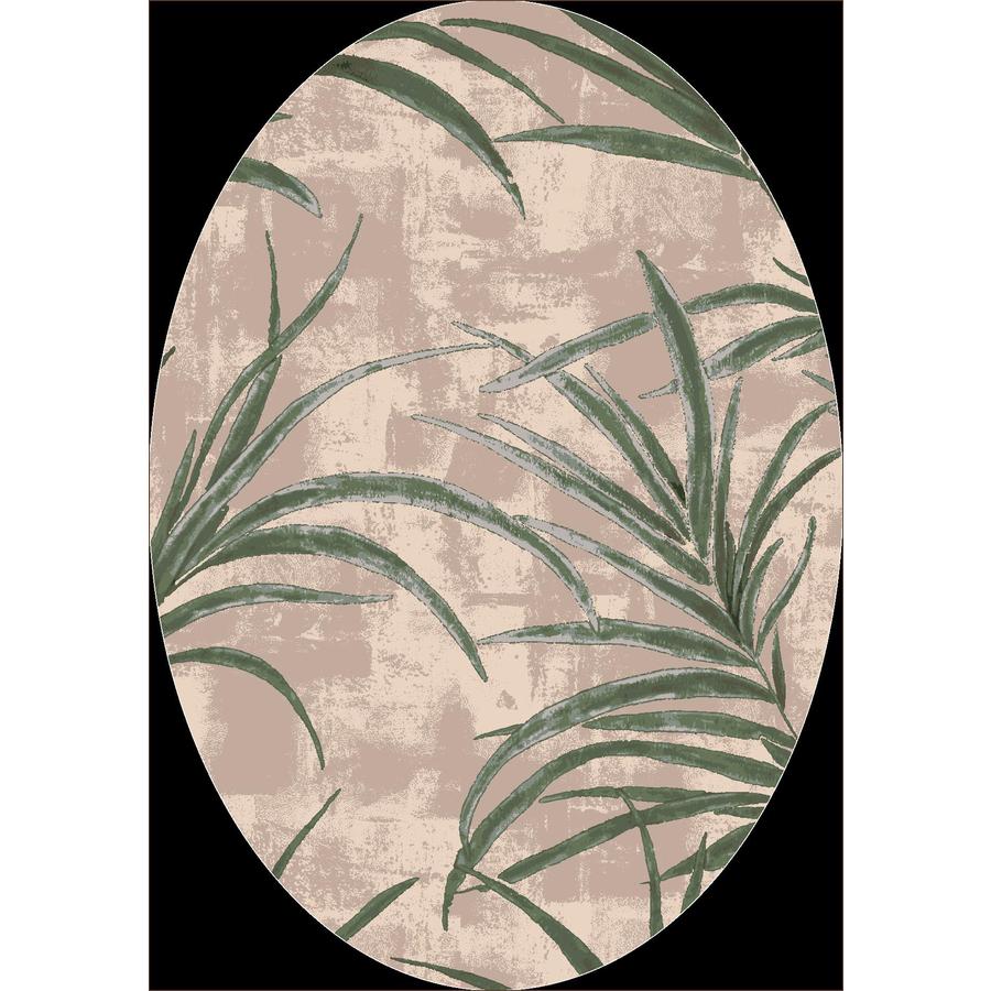 Milliken Rain Forest Multicolor Oval Indoor Tufted Area Rug (Common 5 x 8; Actual 64 in W x 92 in L)
