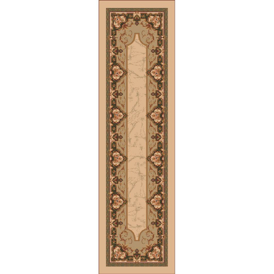 Milliken 2 ft 1 in x 7 ft 8 in Beige Montfleur Runner