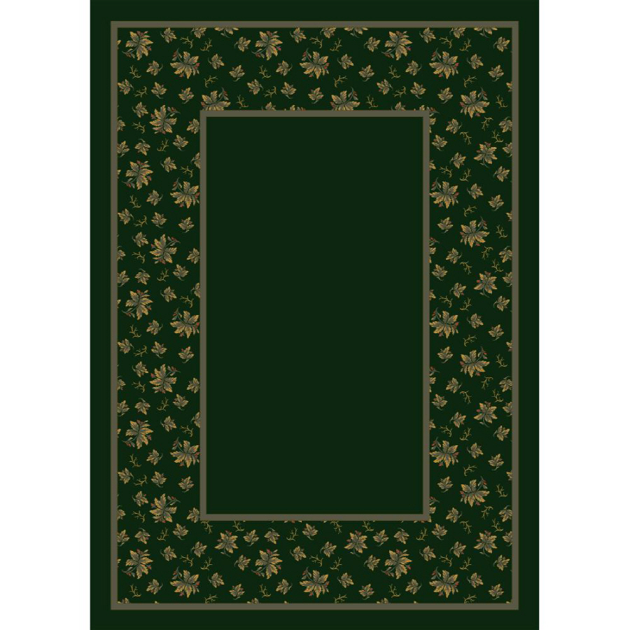 Milliken Woodland 7 ft 8 in x 10 ft 9 in Rectangular Green Floral Area Rug