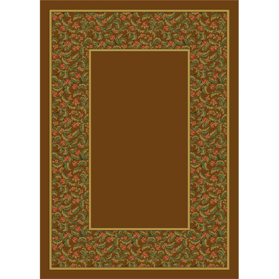 Milliken Garden Grove 7 ft 8 in x 10 ft 9 in Rectangular Brown Transitional Area Rug