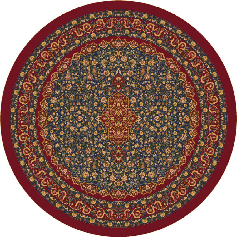 Milliken Tiraz Multicolor Round Indoor Tufted Area Rug (Common 8 x 8; Actual 91 in W x 91 in L)