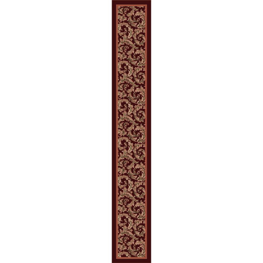 Milliken Red Tufted Runner (Common 2 ft x 16 ft; Actual 2.333 ft x 15.5 ft)